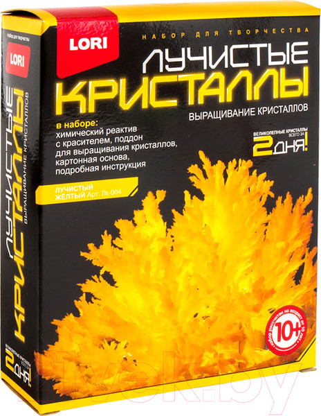 Изображение товара Набор для выращивания кристаллов Lori Желтый кристалл / Лк-004