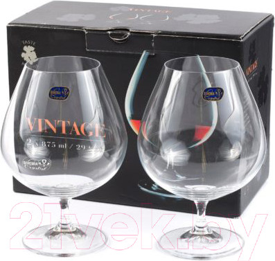 Изображение товара Набор бокалов Bohemia Crystal Vintage 40602/875-2 (2шт)