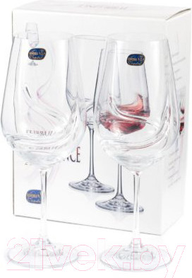 Изображение товара Набор бокалов Bohemia Crystal Turbulence 40774/550-2 (2шт)