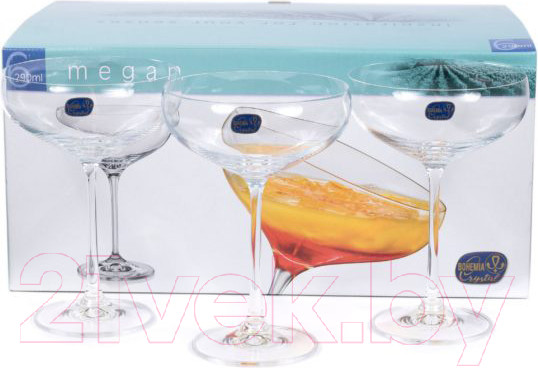 Изображение товара Набор бокалов Bohemia Crystal Megan 40856/290 (6шт)