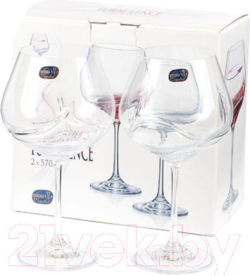 Изображение товара Набор бокалов Bohemia Crystal Turbulence 40774/570-2 (2шт)