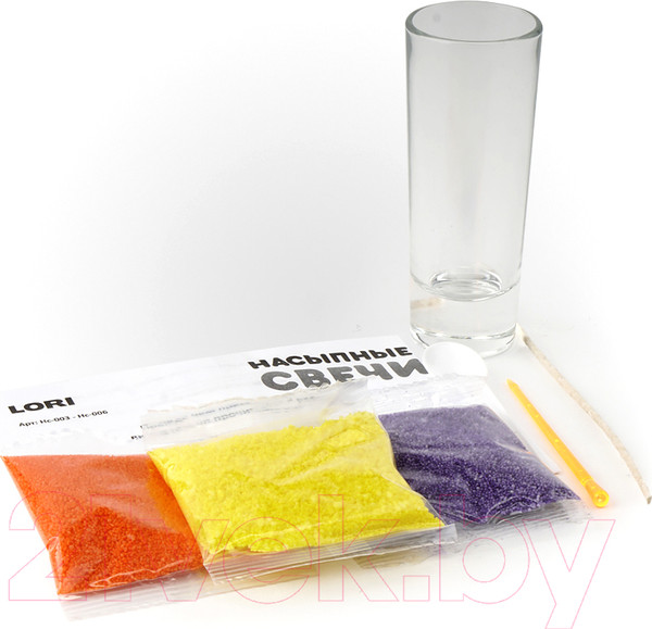 Изображение товара Набор для изготовления свечей Lori Насыпные свечи. Романтический вечер / Нс-004