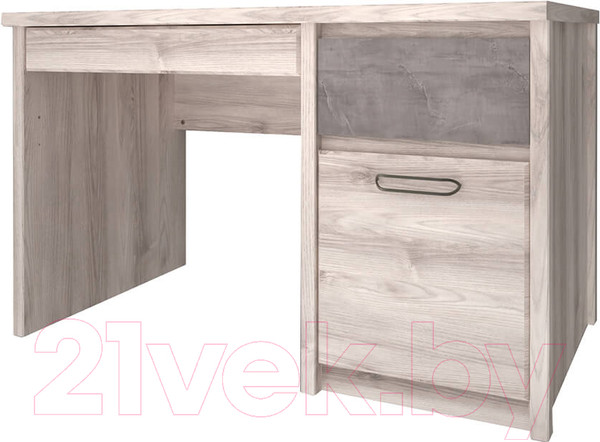 Изображение товара Письменный стол Anrex Jazz 1D2S (L-P) (каштан найроби/оникс)