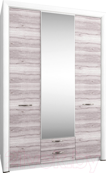 Изображение товара Шкаф Anrex Olivia 3D2S Z (вудлайн кремовый/дуб аскона)