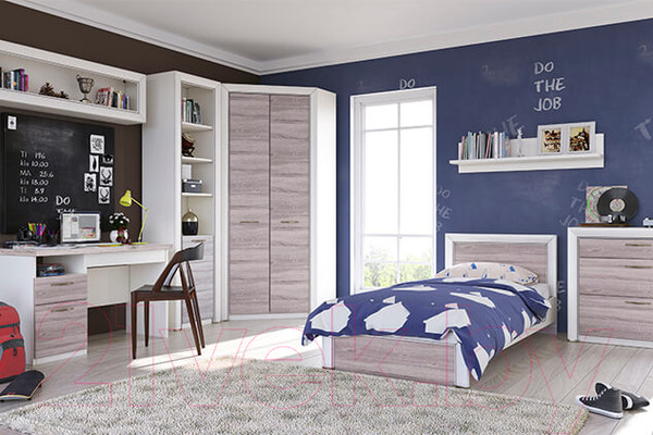 Изображение товара Комод Anrex Olivia 3S (вудлайн кремовый/дуб анкона)