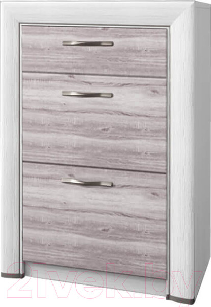 Изображение товара Комод Anrex Olivia 3S/56 (вудлайн кремовый/дуб анкона)