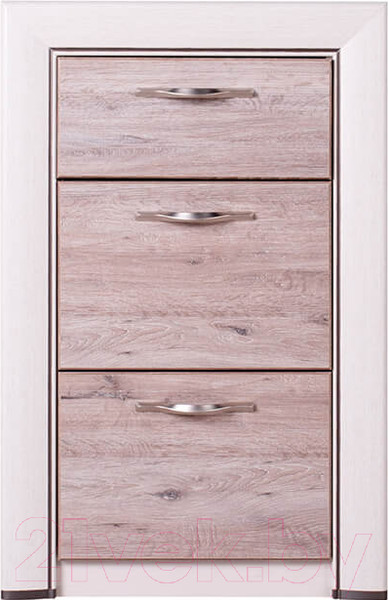 Изображение товара Комод Anrex Olivia 3S/56 (вудлайн кремовый/дуб анкона)