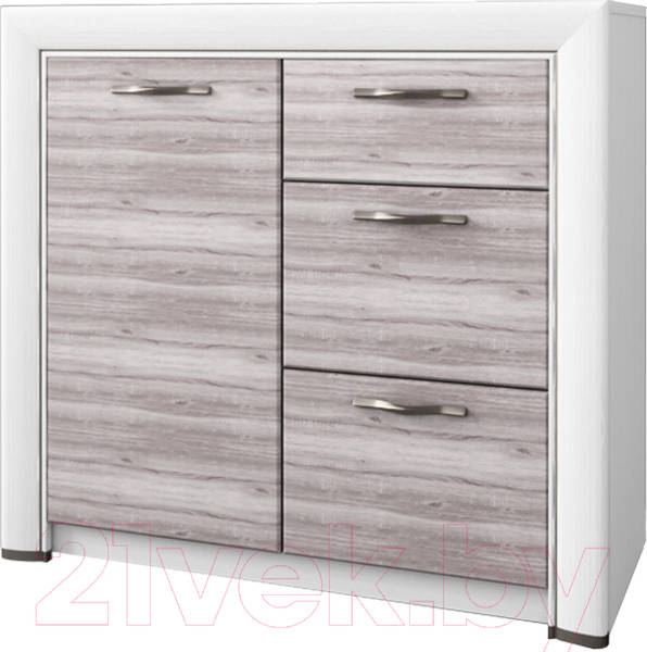 Изображение товара Тумба Anrex Olivia 1D3S (вудлайн кремовый/дуб анкона)