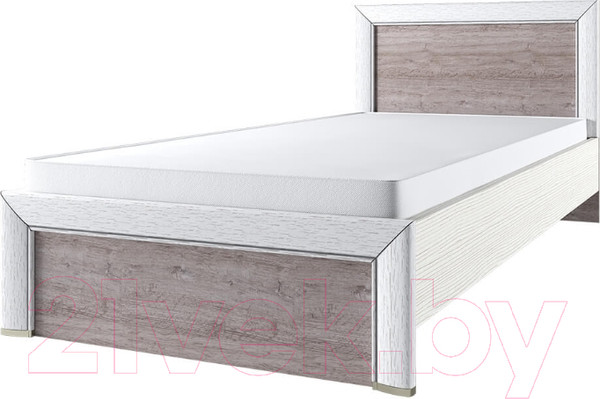 Изображение товара Односпальная кровать Anrex Olivia 90 (вудлайн кремовый/дуб анкона)