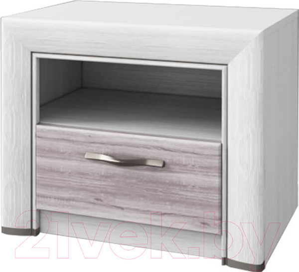 Изображение товара Прикроватная тумба Anrex Olivia 1S (вудлайн кремовый/дуб анкона)