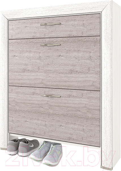 Изображение товара Тумба для обуви Anrex Olivia 2D1S (вудлайн кремовый/дуб анкона)