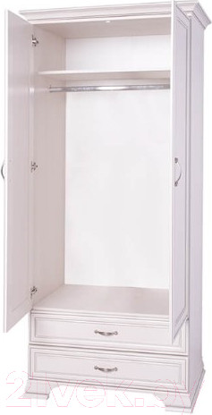 Изображение товара Шкаф Anrex Tiffany 2DG2S (вудлайн кремовый)