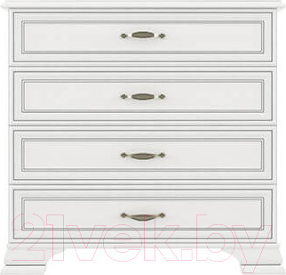 Изображение товара Комод Anrex Tiffany 4S (вудлайн кремовый)