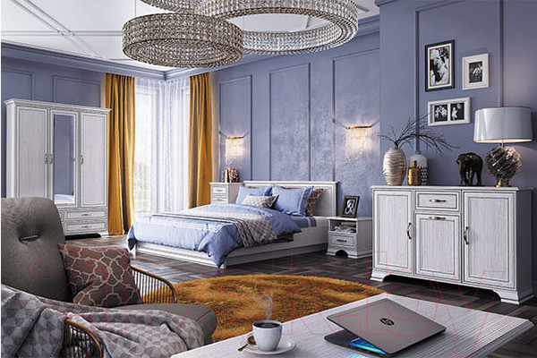 Изображение товара Тумба Anrex Tiffany 3D1S (вудлайн кремовый)