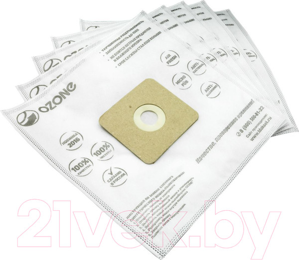 Изображение товара Комплект пылесборников для пылесоса OZONE M-58