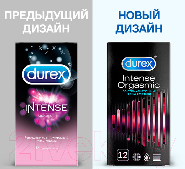 Изображение товара Презервативы Durex Intense Orgasmic №12 (12шт)