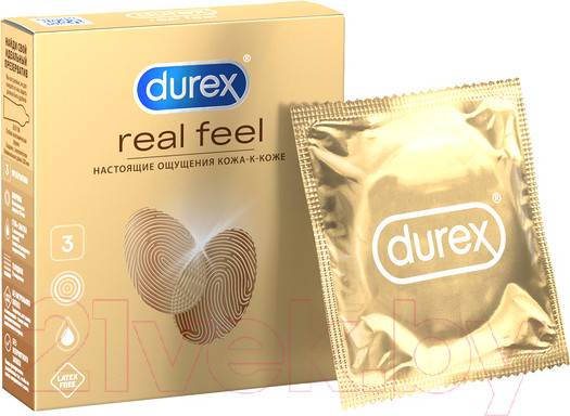 Изображение товара Презервативы Durex Real Feel №3 (3шт)