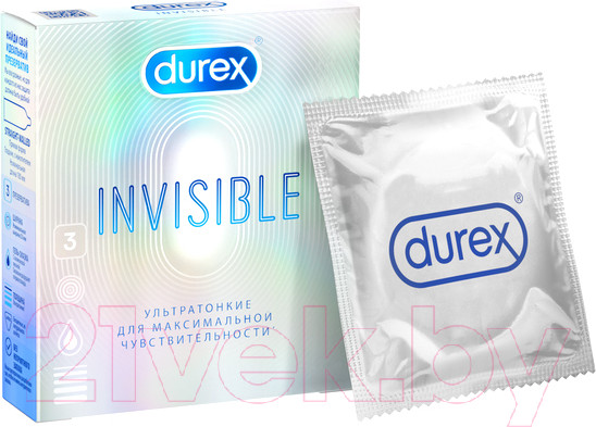 Изображение товара Презервативы Durex Invisible №3 (3шт)