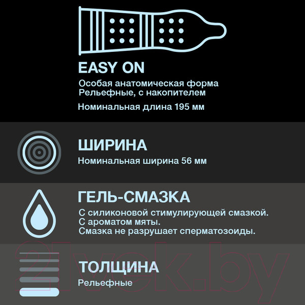 Изображение товара Презервативы Durex Intense Orgasmic №3 (3шт)