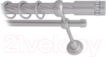 Изображение товара Карниз для штор Lm Decor Имидж 116 2р витой 25/16мм (сатин, 1.8м)