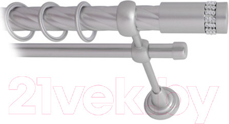 Изображение товара Карниз для штор Lm Decor Имидж 116 2р витой 25/16мм (сатин, 2м)