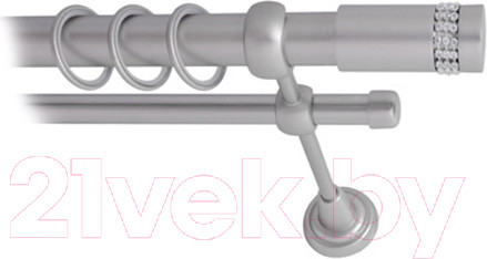 Изображение товара Карниз для штор Lm Decor Имидж 116 2р гладкий 25/16мм (сатин, 3м)