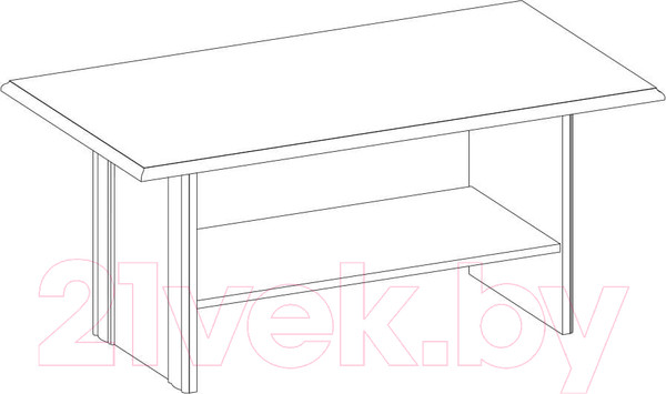Изображение товара Журнальный столик Anrex Tiffany (вудлайн кремовый)