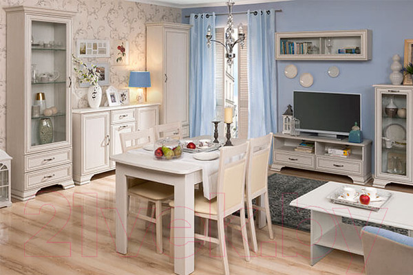 Изображение товара Журнальный столик Anrex Tiffany (вудлайн кремовый)