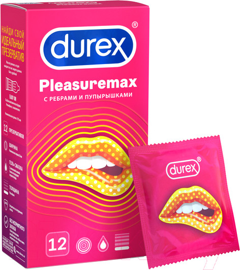 Изображение товара Презервативы Durex Pleasuremax №12 (12шт)