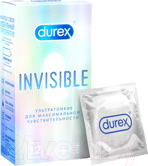 Изображение товара Презервативы Durex Invisible №12 (12шт)