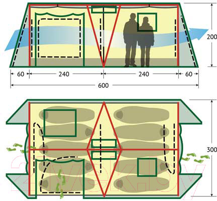 Изображение товара Палатка Alexika Victoria 10 / 9156.0301