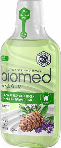 Изображение товара Ополаскиватель для полости рта Biomed Well Gum (500мл)