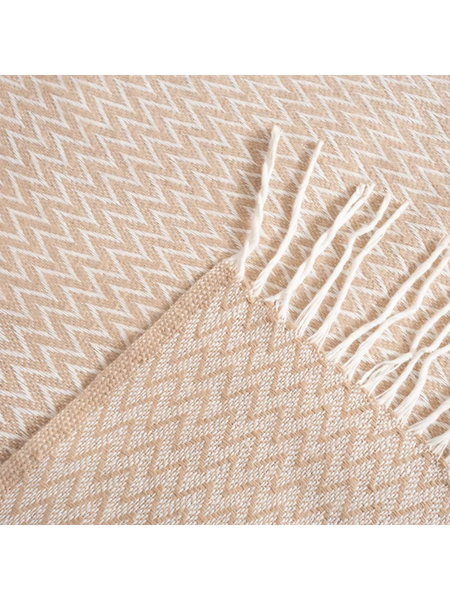 Изображение товара Плед Vladi Валенсия 140x200 (хлопковый с кистями)