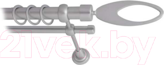 Изображение товара Карниз для штор Lm Decor Эллипс 178 2р гладкий 25/16мм (сатин, 2м)