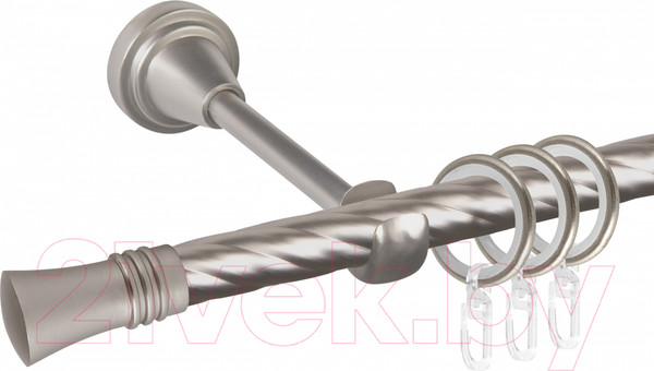 Изображение товара Карниз для штор АС ФОРОС Grace D16K + наконечники Арига (3м, сатин)