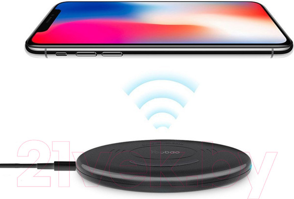 Изображение товара Зарядное устройство беспроводное Yoobao Wireless Charging Pad D1 (черный)