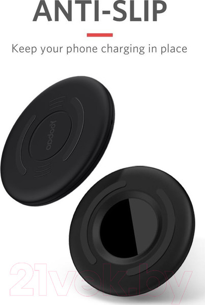 Изображение товара Зарядное устройство беспроводное Yoobao Wireless Charging Pad D1 (черный)