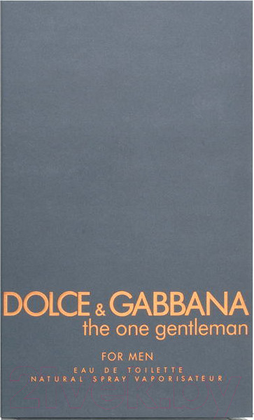 Изображение товара Туалетная вода Dolce&Gabbana The One Gentleman (30мл)