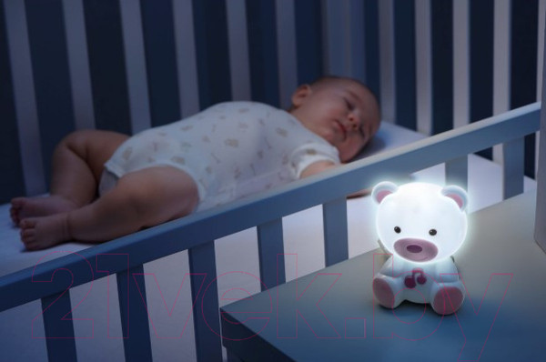 Изображение товара Ночник Chicco Медвежонок Dreamlight / 98301 (розовый)