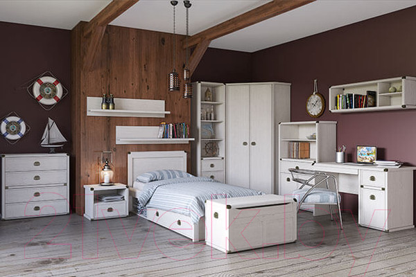 Изображение товара Комод Anrex Magellan 4S (сосна винтаж)