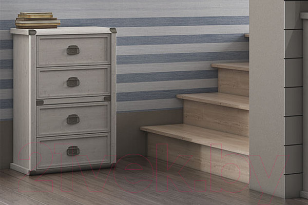 Изображение товара Комод Anrex Magellan 4S/50 (сосна винтаж)