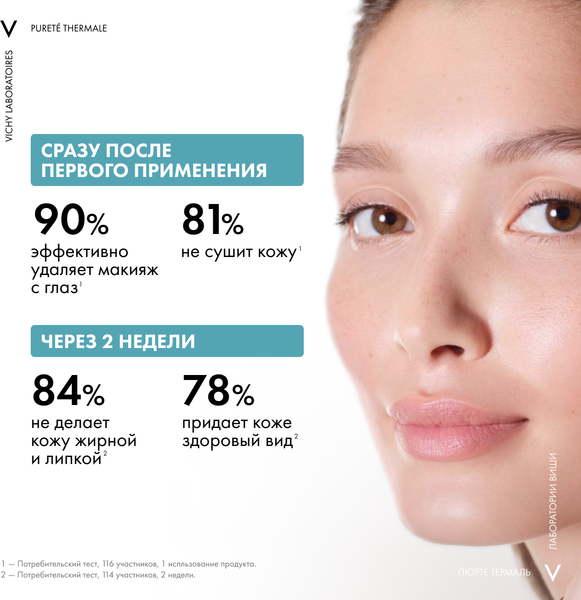 Изображение товара Лосьон для снятия макияжа Vichy Purete Thermale успокаивающий (100мл)