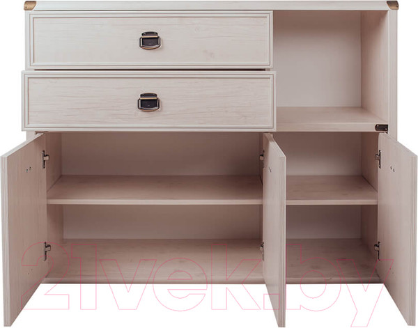 Изображение товара Тумба Anrex Magellan 3D2SN (сосна винтаж)