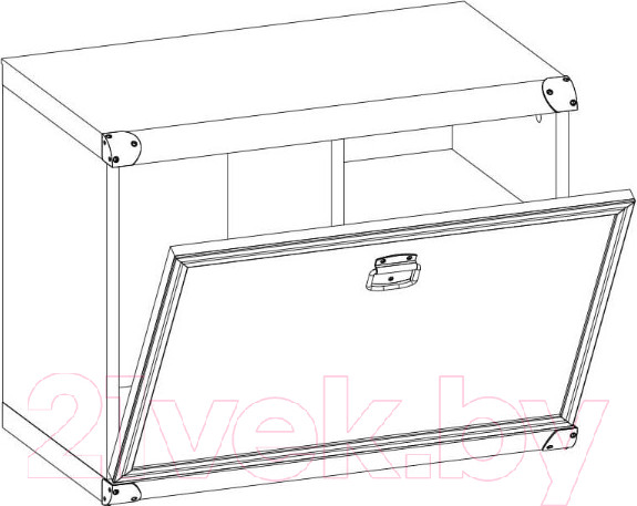 Изображение товара Тумба в прихожую Anrex Magellan 1D (сосна винтаж)