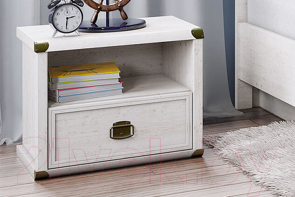 Изображение товара Прикроватная тумба Anrex Magellan 1S (сосна винтаж)