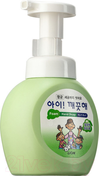 Изображение товара Мыло жидкое Lion Ai Kekute Аромат винограда с антибактериальным эффектом (250мл)