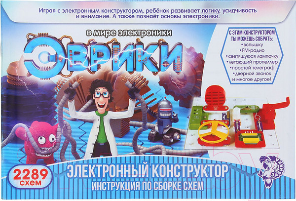 Изображение товара Набор для опытов Эврики 1200833 (2289 схем)