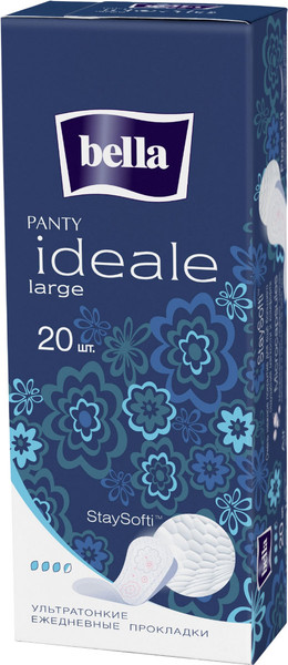 Изображение товара Прокладки ежедневные Bella Panty Ideale Large StaySofti (20шт)