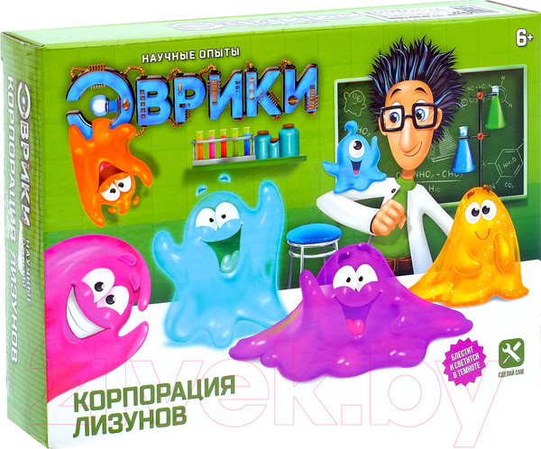 Изображение товара Набор для создания слайма Эврики Корпорация лизунов / 3136301