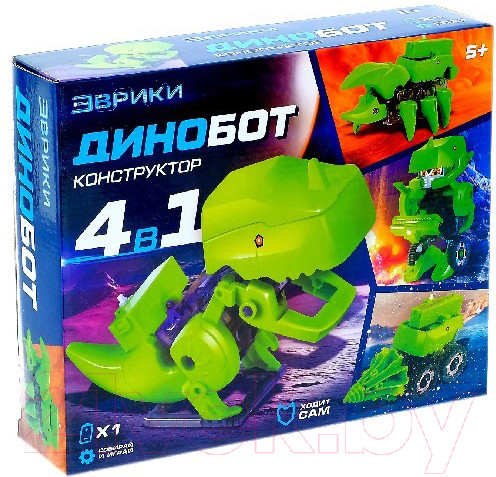 Изображение товара Игрушка-трансформер Эврики Динобот 4 в 1 / 3396493